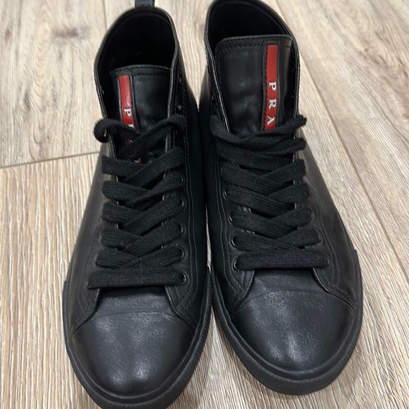 Prada High Too Leather - Picture 1 of 4